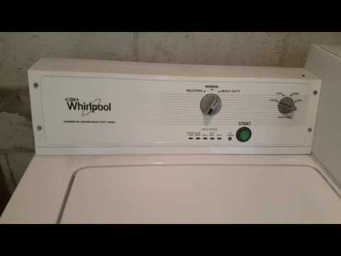 Reset control Whirlpool commercial washer