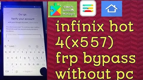infinix hot 4(x557) frp bypass without pc(also fixed no browser sign in💯)
