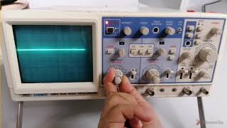 Step to calibrate an oscilloscope