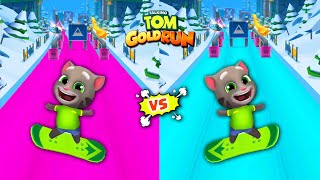 Talking Tom D Run 2021 - Talking Tom Surfing In Water Snow & Strawberry Snow Fun Run Ep 1