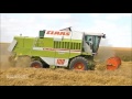 Une claas dominator 108 qui avale bien malgr tous  moisson 2017