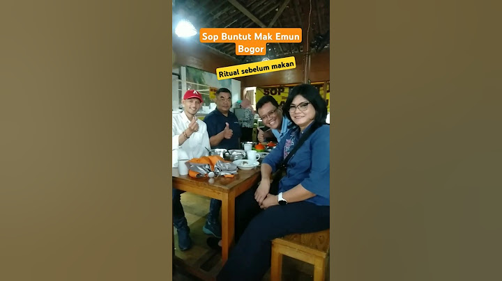 Sop buntut mak emun - Bogor