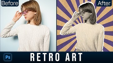 How to create Retro Effect in Adobe Photoshop - Photoshop Tutorial | Magnet Academy
