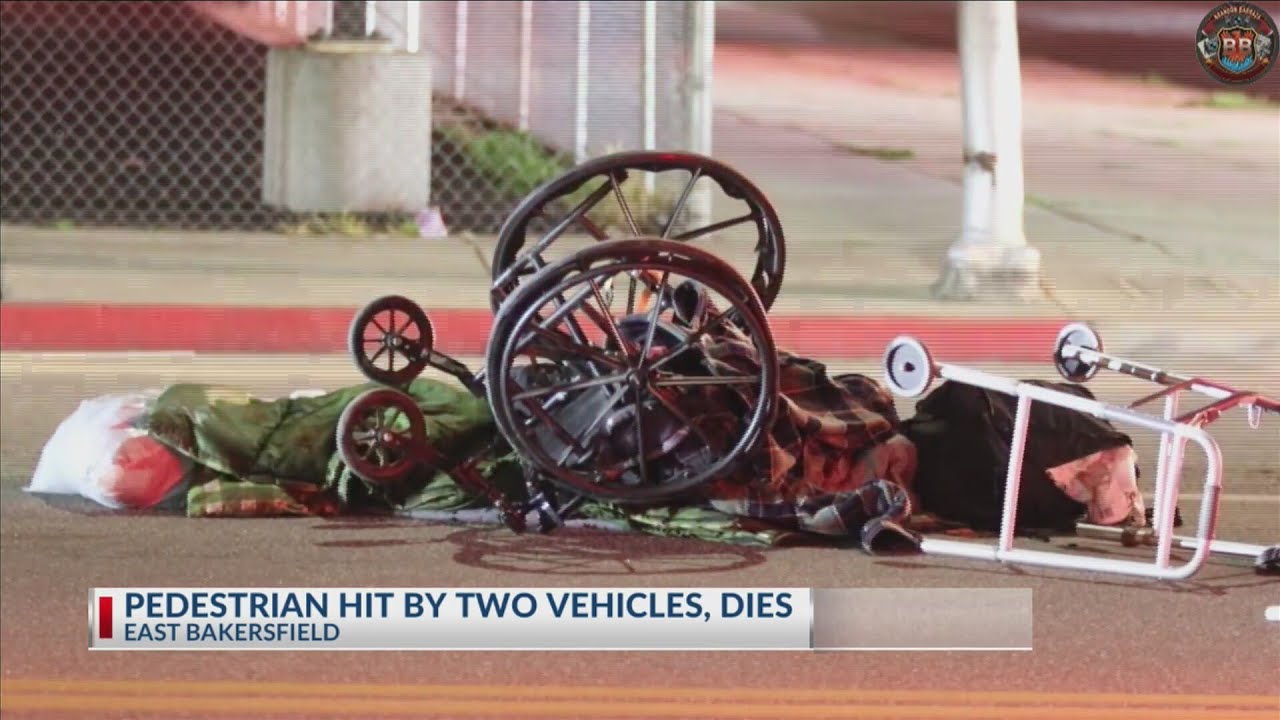 Pedestrian dead after being hit by 2 vehicles - YouTube
