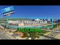 Large Transport Hub With No Mods (PC, XBOX, PS4) | Cities: Skylines Tutorial