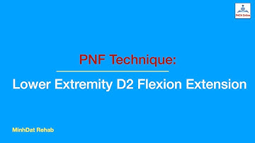 PNF Technique — Lower Extremity D2 Flexion Extension