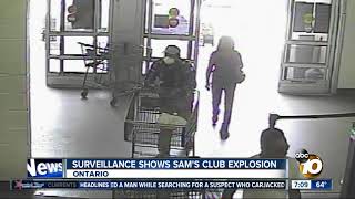 Surveillance Shows Sams Club Explosion