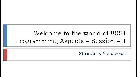 12. 8051 Addressing Modes