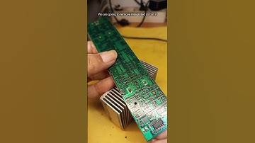 repair tv remove control by replace new ic unsolder