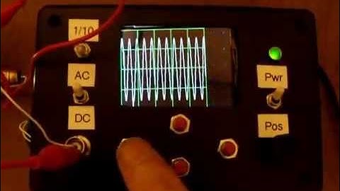 Finished Arduino Uno Based Oscilloscope