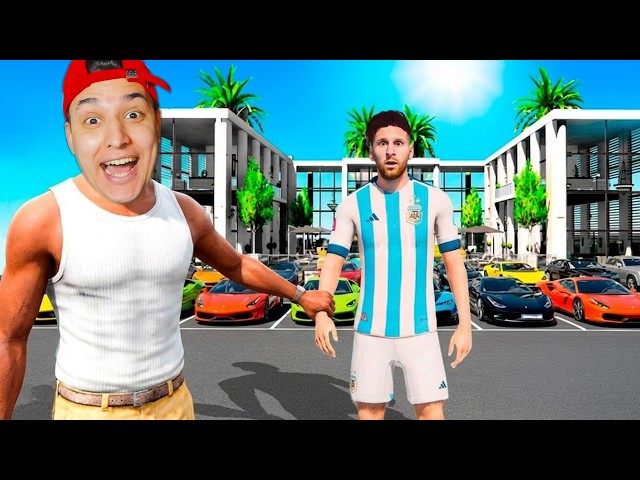 العثور على منزل ميسي في لعبة GTA 5!