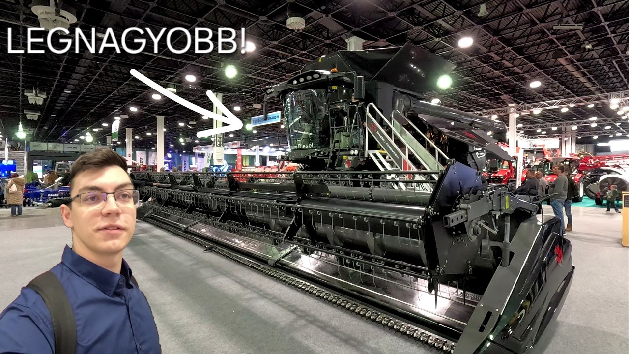 A LEGNAGYOBB FENDT KOMBÁJN! - AGROmashEXPO 2026 [VLOG] 1. rész