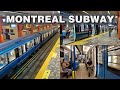 Montreal Metro Subway Ride & Eaton Centre Walk (July, 2021)