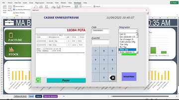 Comment Créer une CAISSE ENREGISTREUSE Professionnelle avec Excel