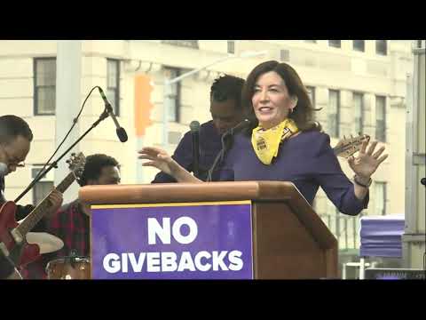 Governor Hochul Delivers Remarks at 32BJ SEIU Residential Contract Campaign Rally