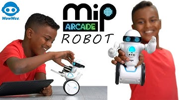 WowWee MiP Arcade - Interactive Self-Balancing Robot - Play App-Enabled or Screenless Games with RC.