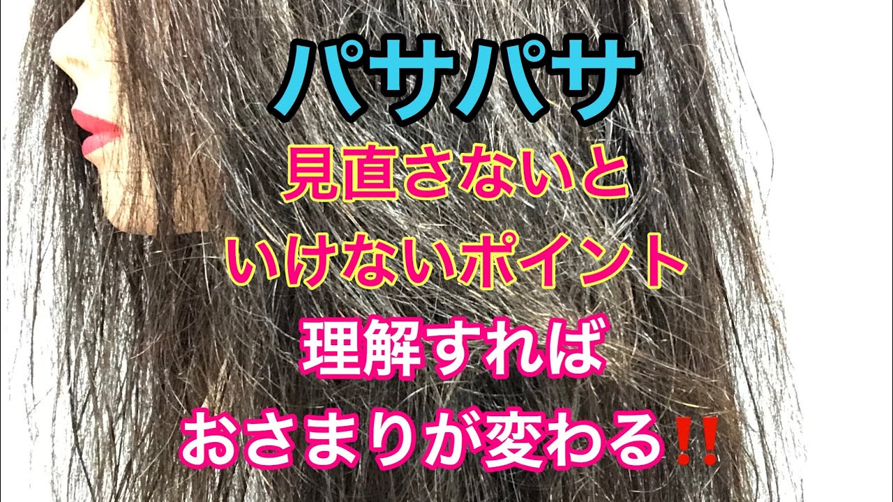 ヘアケア パサパサ バサバサになる人の見直さないといけないポイント Youtube ヘアケア パサパサ バサバサになる人の見直さないといけないポイント Youtube