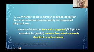 Dr. Cynthia Mulit Social Cohesion Wānanga Presentation- Intersex Aotearoa