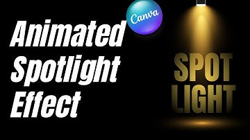 Canva-animatietutorial | Geanimeerde spotlight-effect bewegingsgraphics