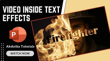 PowerPoint Video Inside Text Effect | Mind-Blowing Animation Tutorial 2025