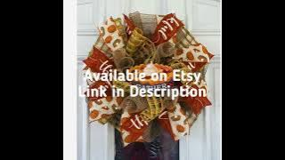 Fall Wreath Collection by Karlas Klever Krafts 🍁🎃🌻  #fallwreath #PumpkinSeason #sunflowerdecor