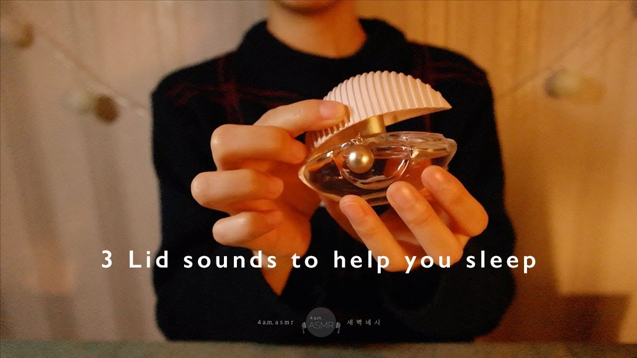 [새벽네시] 뚜껑 ASMRㅣ달그락 달그락하는 세가지 뚜껑 소리ㅣLids asmr