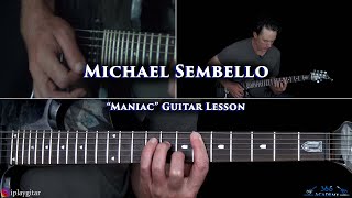 Michael Sembello - Maniac Guitar Lesson