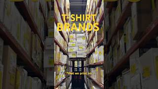 t-shirt brands we print on #tshirt #design #brand