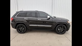 2012 Jeep Grand Cherokee Overland 4WD Black 2363920