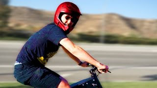 Riding A CRAZY Fast Electric Bike!!