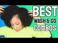 WANT A DEFINED WASH AND GO?!....TRY THESE WASH AND GO COMBOS | TYPE 4 HAIR NATURAL HAIR WASH AND GO