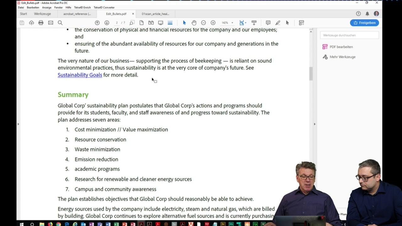 Update Tutorial: Acrobat DC - Bearbeitung von PDF Dokumenten | Adobe DE