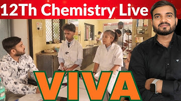 Live Viva Class 12th Chemistry Practical #vivavideo @a2zpractical991 