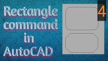 AUTOCAD  tutorials part 4| Rectangle |  in telugu | by reality cad
