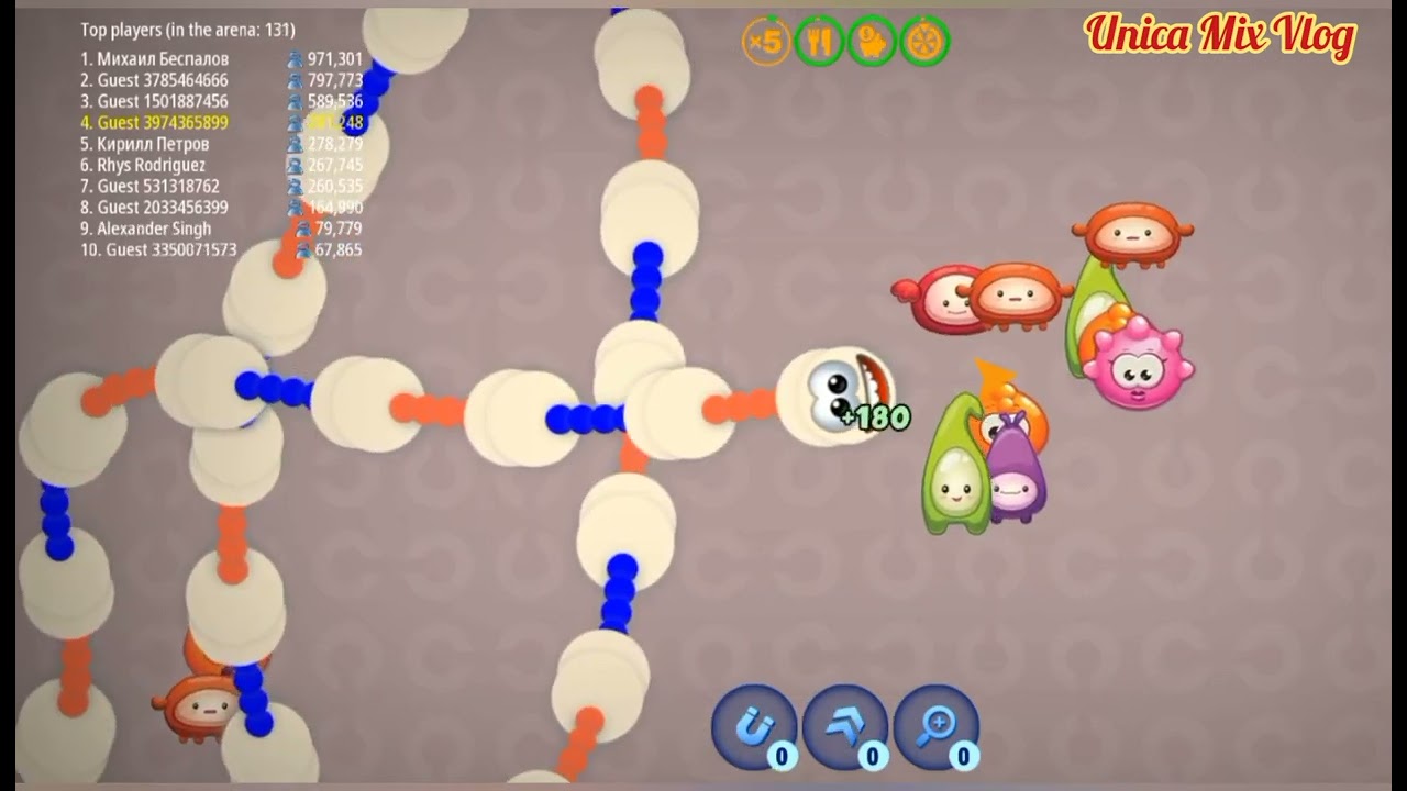 WORMSZONE.IO #75 | GIANT SLITHER SNAKE GAMEPLAY