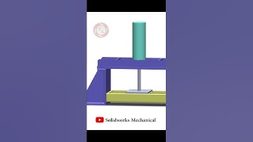 Hydraulic Press |Industrial design ||SolidWorks||Mechanical| #shorts #trend