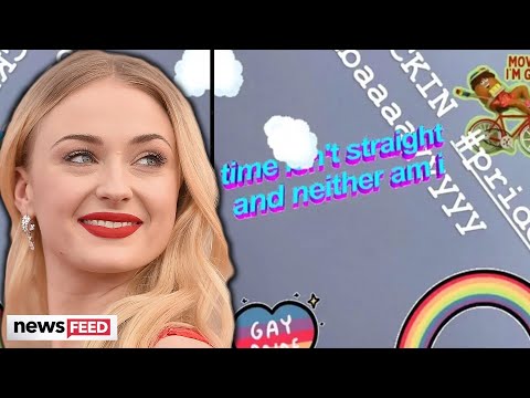 Sophie Turner Says She's 'NOT Straight' With Pride Month Message!