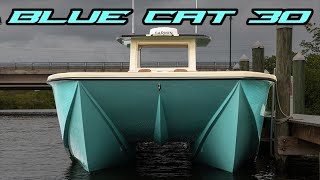 Blue Cat 30' VS one of the most dangerous inlets in Florida!