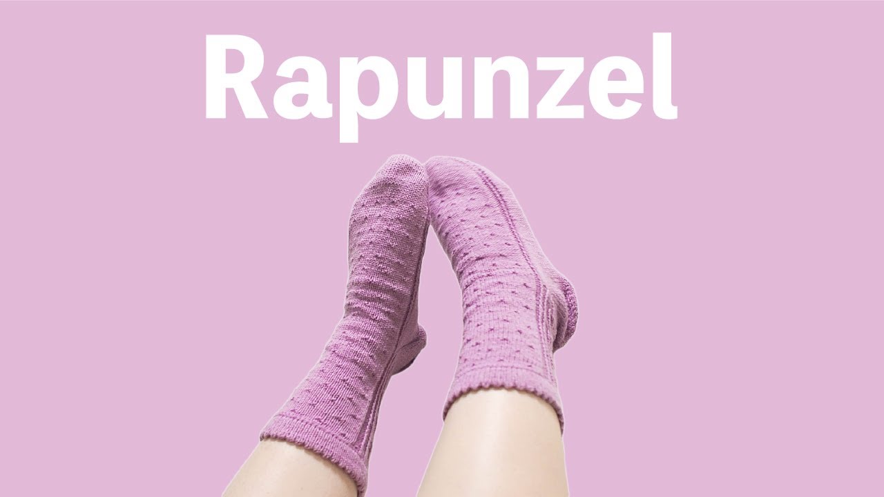 52 Weeks of Socks] 01 Rapunzel / Full of Firsts - YouTube