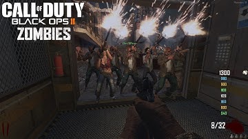 Playing zombies with BOTS!!! (Black Ops 2 Zombies Moments)
