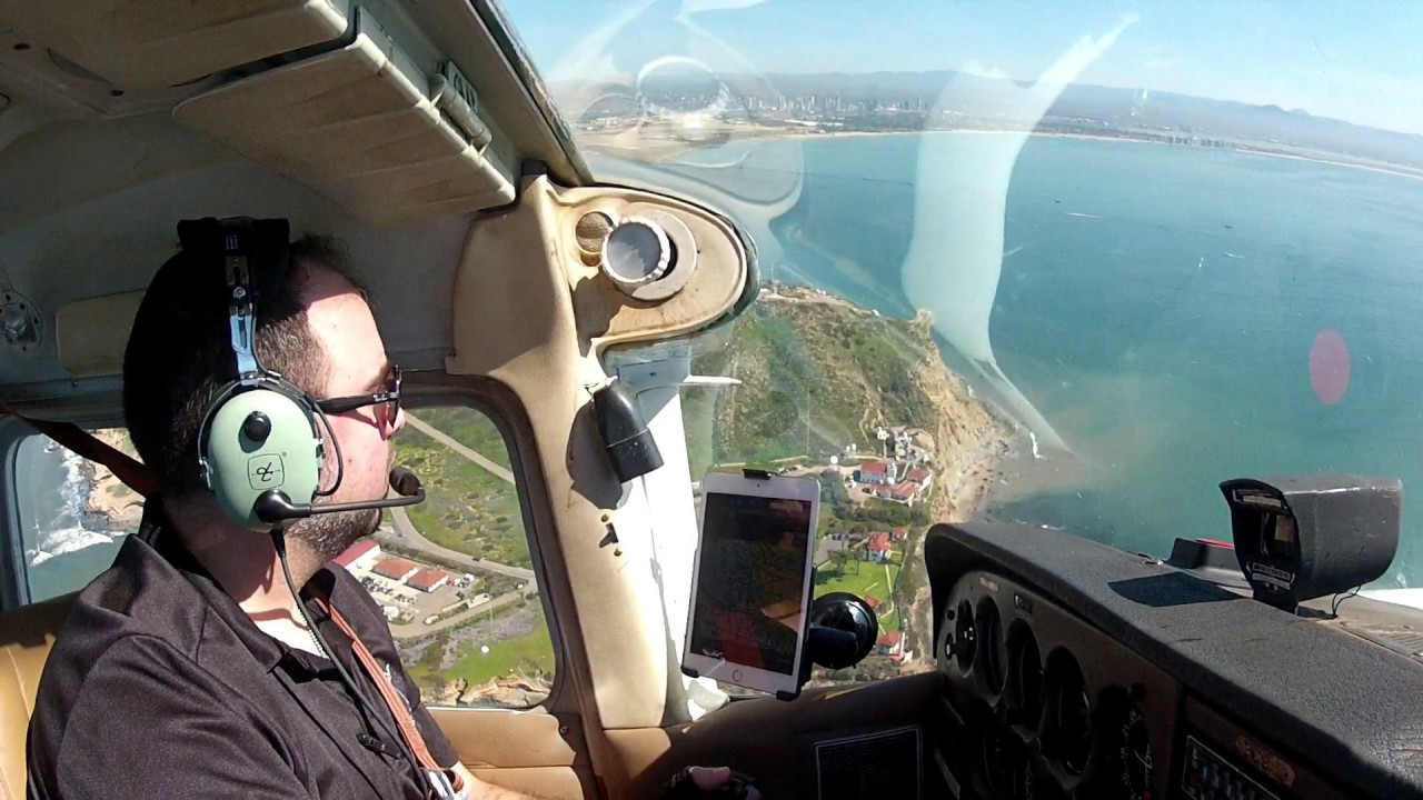 Flying Over San Diego Bay in Cessna 172 (HD) YouTube