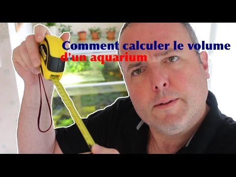 Vidéo: Comment Trouver Le Volume D'un Aquarium