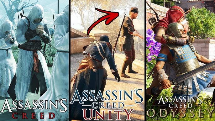 TODOS OS PROTAGONISTAS DE ASSASSIN'S CREED EM UM ÚNICO VÍDEO! – ft