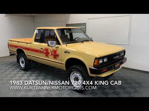 1983 DATSUN NISSAN 720 4X4 King Cab