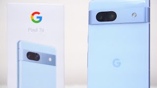 Google Pixel 7a Unboxing & Hands On! $499 (Sea Blue)