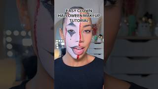 Easy clown Halloween makeup tutorial