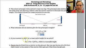 HW 5.2 - Using Mirrors to Find Heights