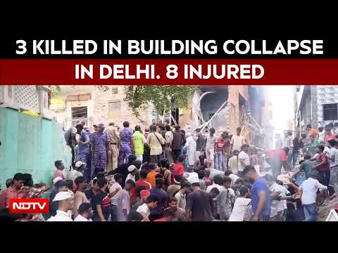 Delhi Building Collapse | 2 Children, Pregnant Woman Killed In Building Collapse In Delhi. 8 Injured