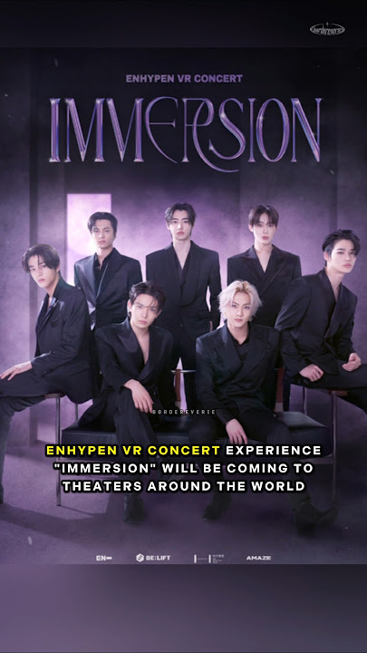 is ENHYPEN VR CONCERT IMMERSION coming to your city ? VR = VIRTUAL REALITY #enhypen #VR #엔하이픈 #kpop