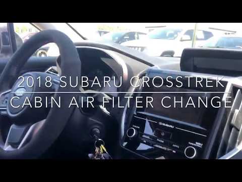 changing-2018-subaru-crosstrek-cabin-air-filter-and-engine-filter